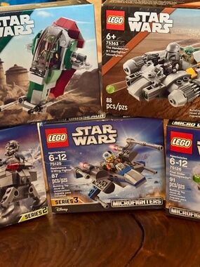 LEGO STAR WARS MICRO FIGHTERS BUNDLE of 5: ALL UNOPENED See description